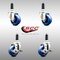 Service Caster 3 Inch 316SS Solid Poly Swivel 1 Inch Expanding Stem Caster Brake SCC, 2PK SCC-SS316EX20S314-SPUS-2-TLB-2-1 - alternate 2